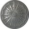 Ekena Millwork Artis Ceiling Medallion, Hand-Painted Silver, 27 1/8"OD x 2 5/8"P CM27ARSLS - alternate 1
